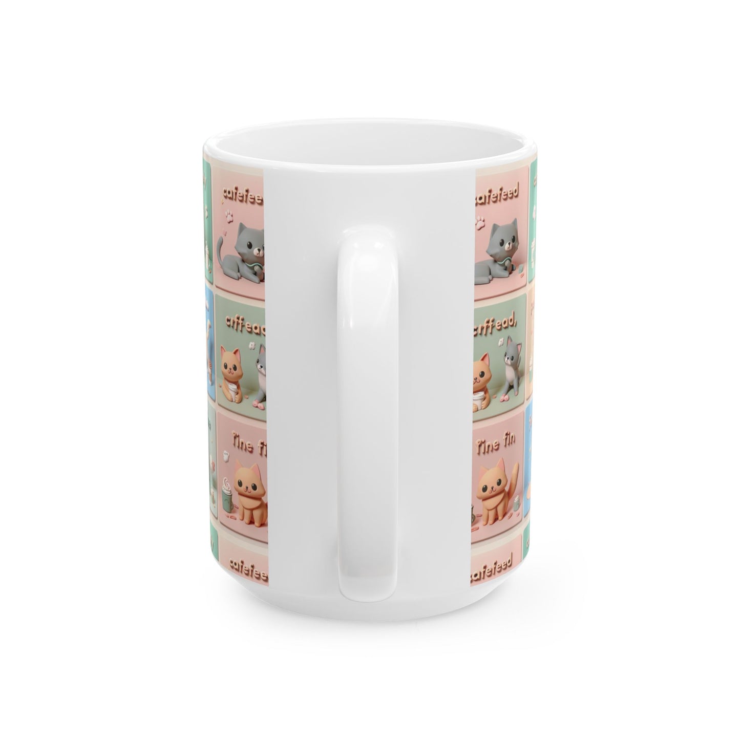 Cute Animal-Themed Ceramic Coffee Mug 11 and15oz, Microwave and Dishwasher Safe, Perfect Gift for Coffee, and Tea Lovers