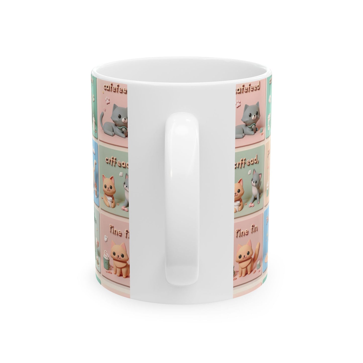 Cute Animal-Themed Ceramic Coffee Mug 11 and15oz, Microwave and Dishwasher Safe, Perfect Gift for Coffee, and Tea Lovers