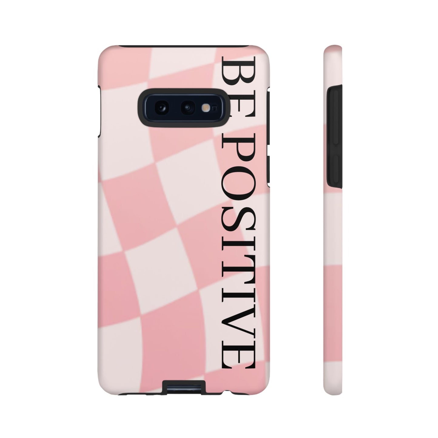 Be Positive, Pink & White Phone case