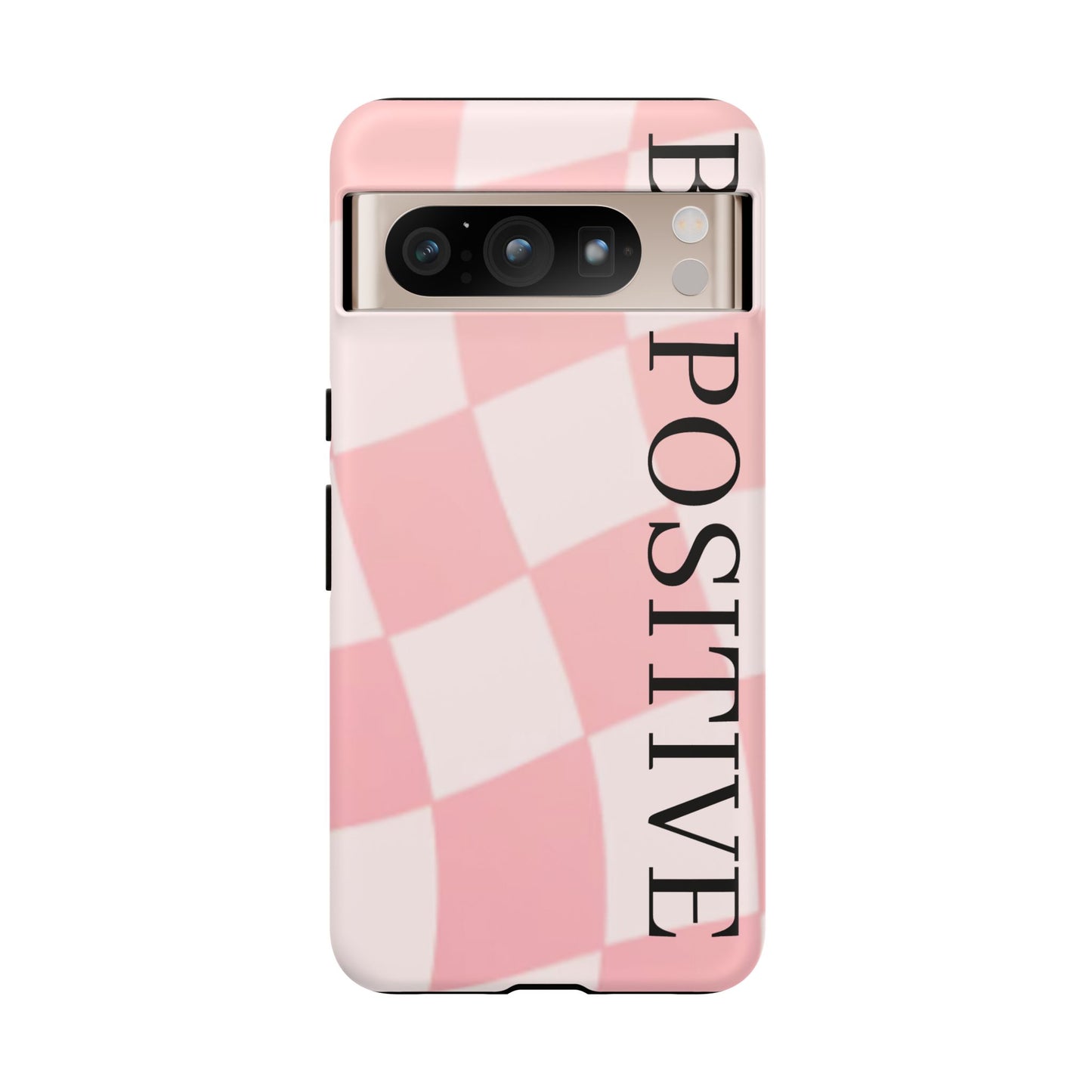 Be Positive, Pink & White Phone case