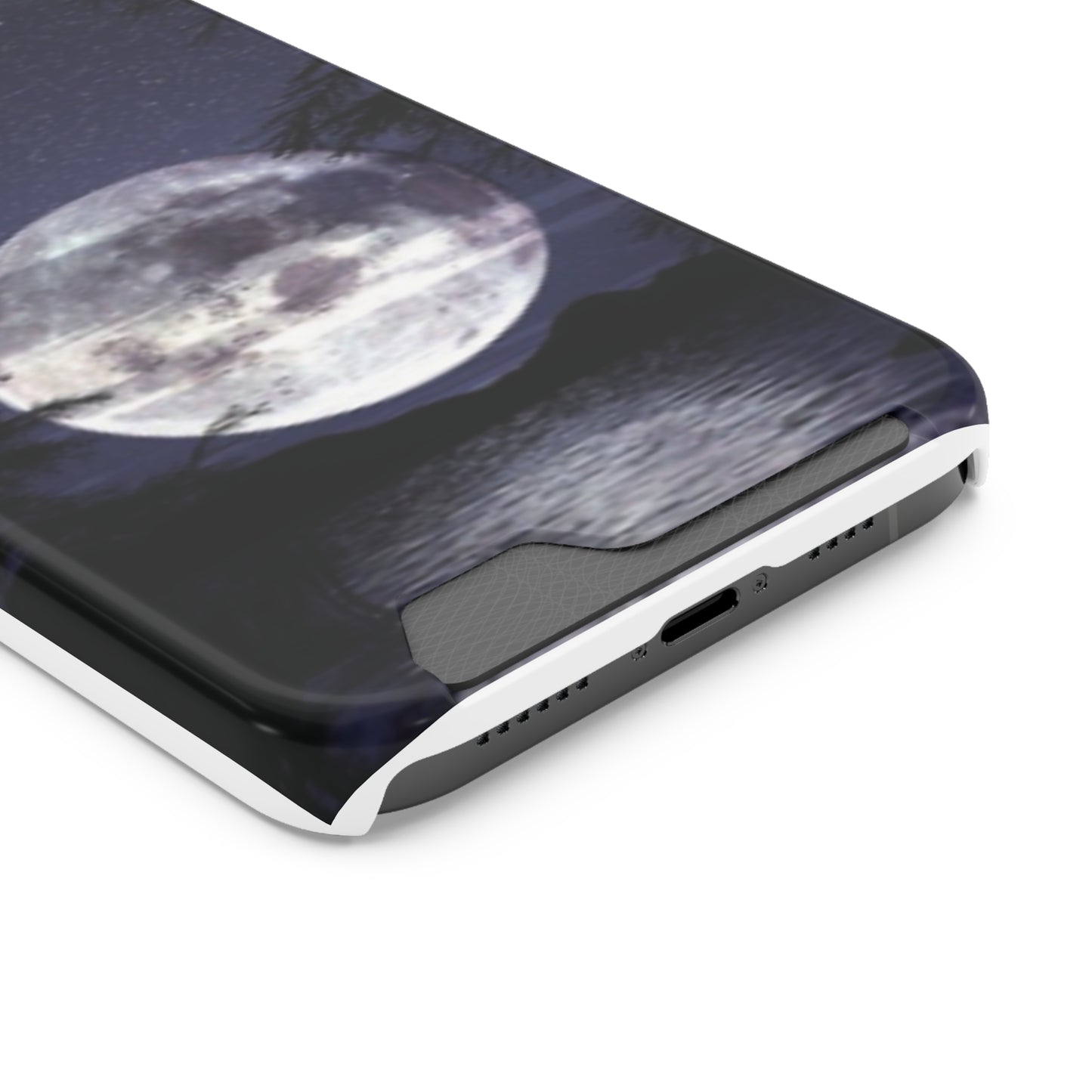 Phone Case With Card Holder. Compatible with iPhone 13, and Samsung Galaxy S21, S22 models.