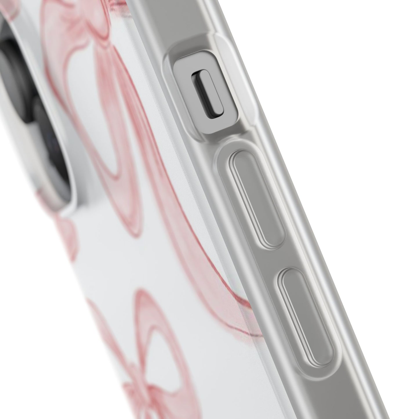 Pink Bows, Flexible Phone Case