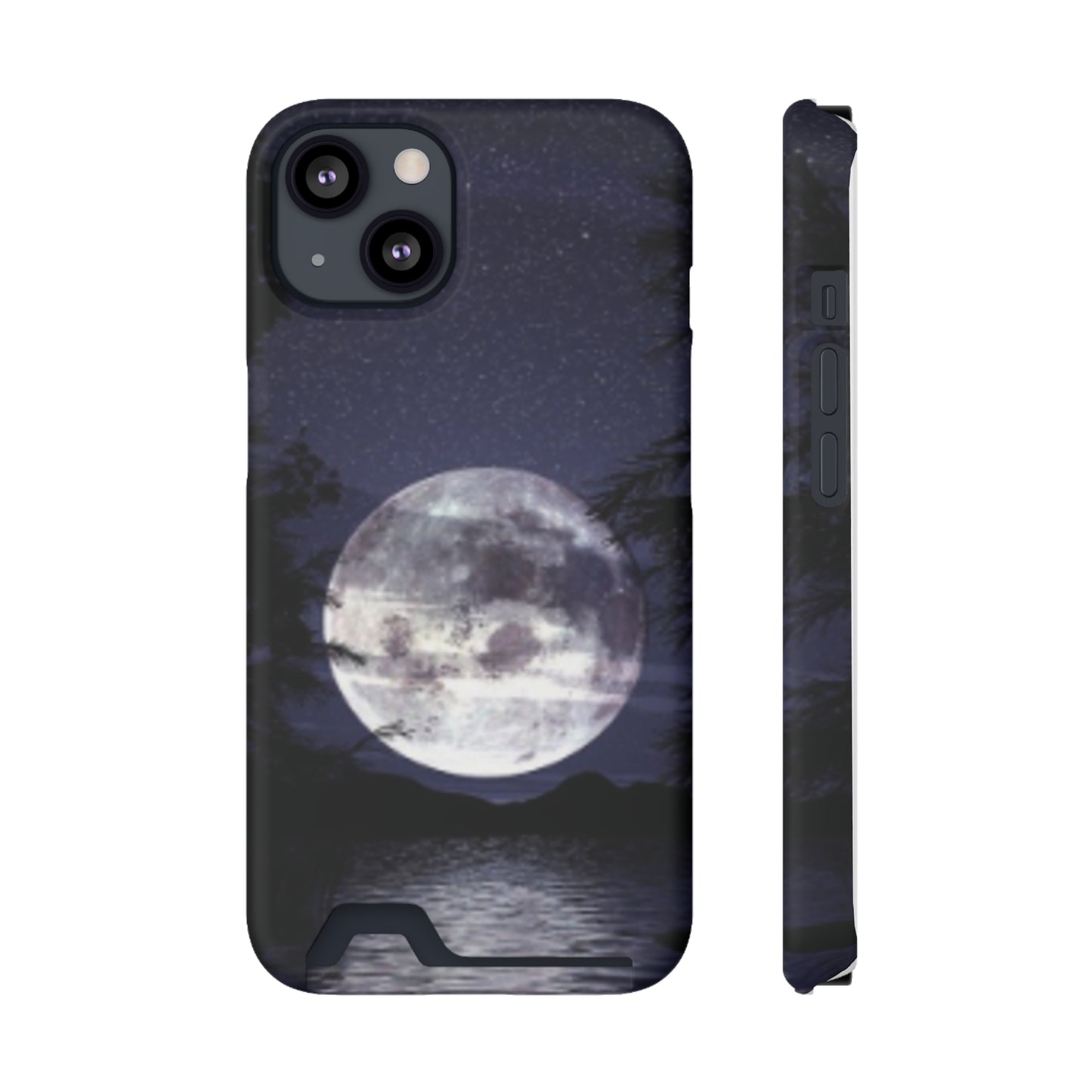 Phone Case With Card Holder. Compatible with iPhone 13, and Samsung Galaxy S21, S22 models.