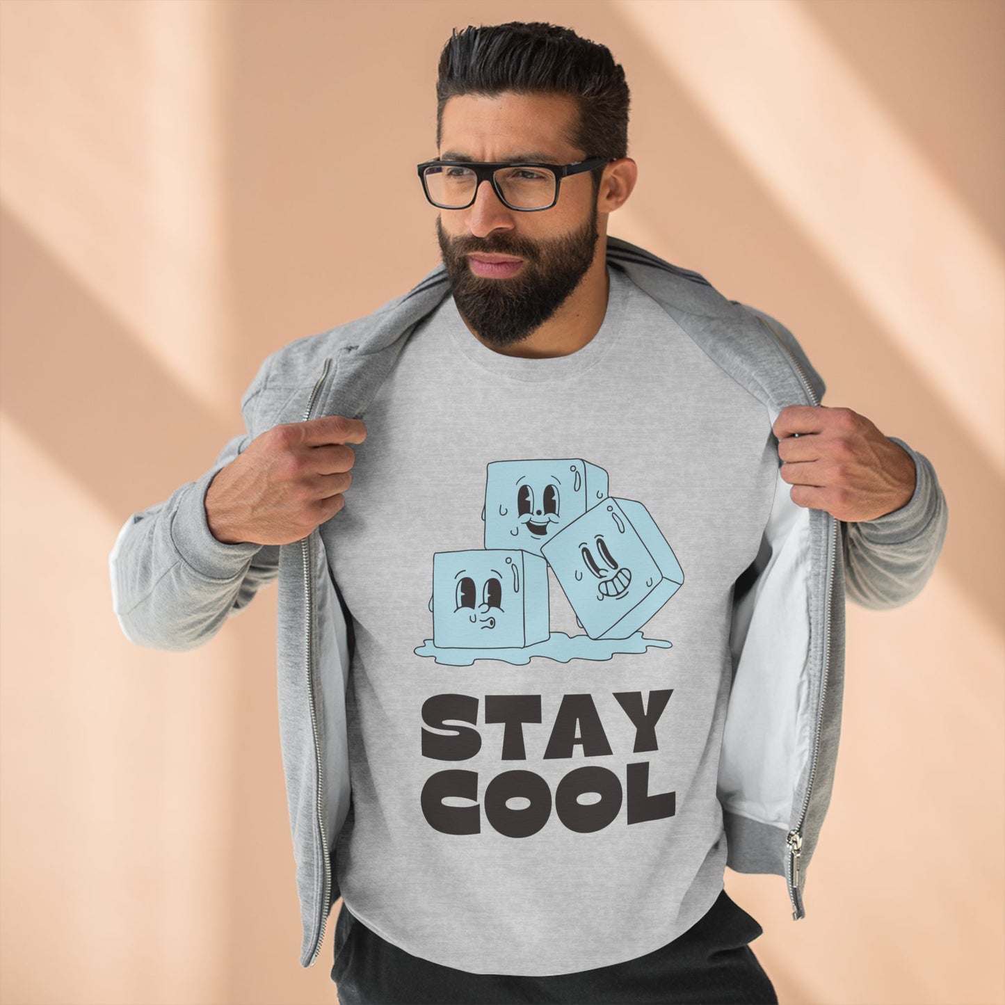 Unisex Crewneck Sweatshirt - Premium 3-End Fleece, Warm & Stylish, 80% Cotton Blend.