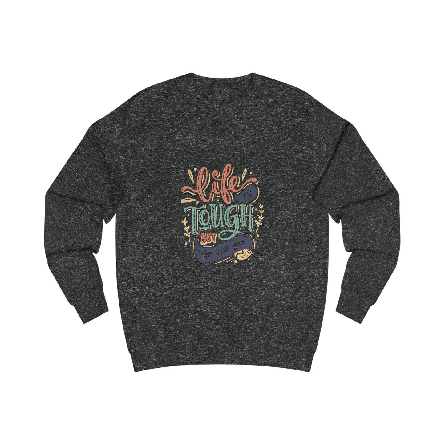 Unisex Sweatshirt – Soft Cotton Blend with Ribbed Knitting, Durable, Medium-Heavy Fabric, Stylish Fit, Tear-Away Label