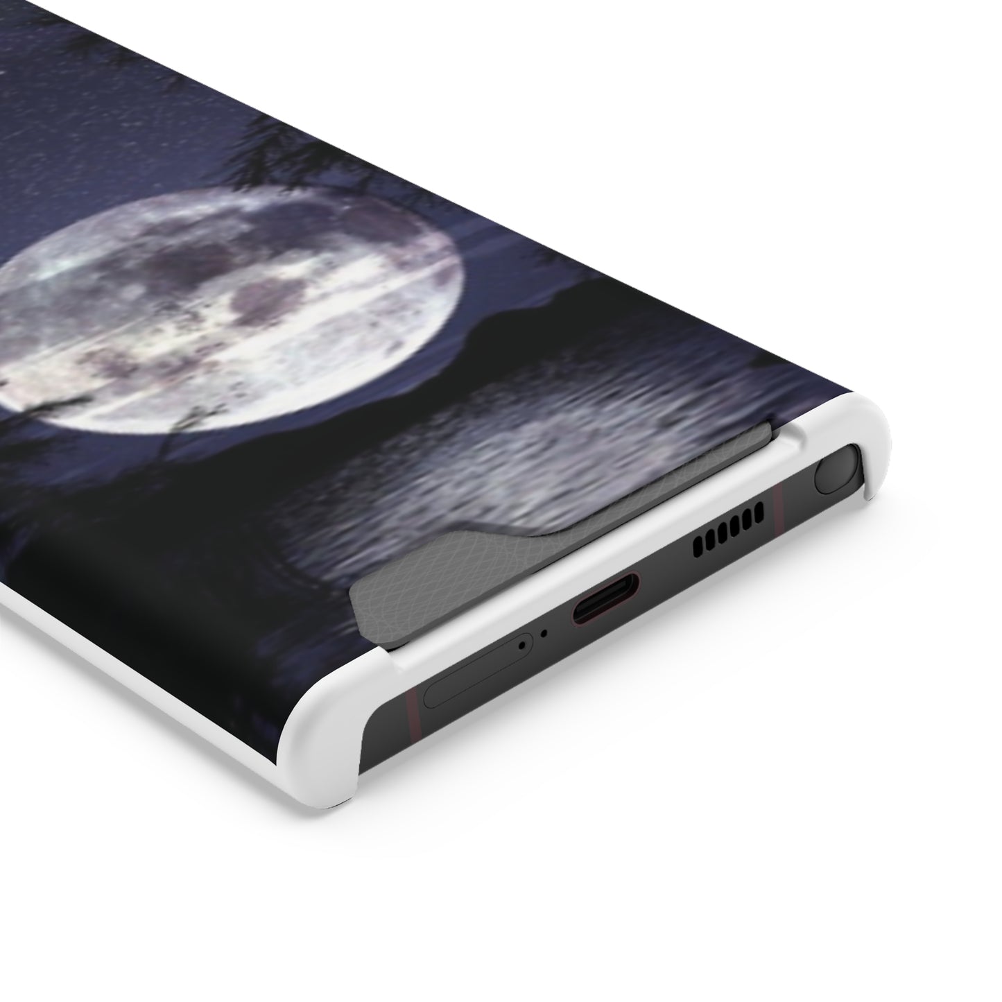 Phone Case With Card Holder. Compatible with iPhone 13, and Samsung Galaxy S21, S22 models.
