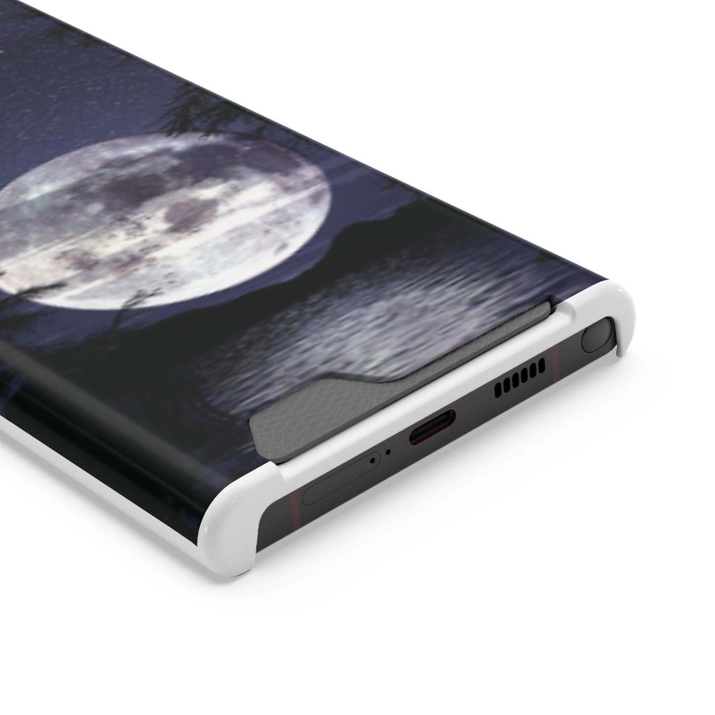 Phone Case With Card Holder. Compatible with iPhone 13, and Samsung Galaxy S21, S22 models.