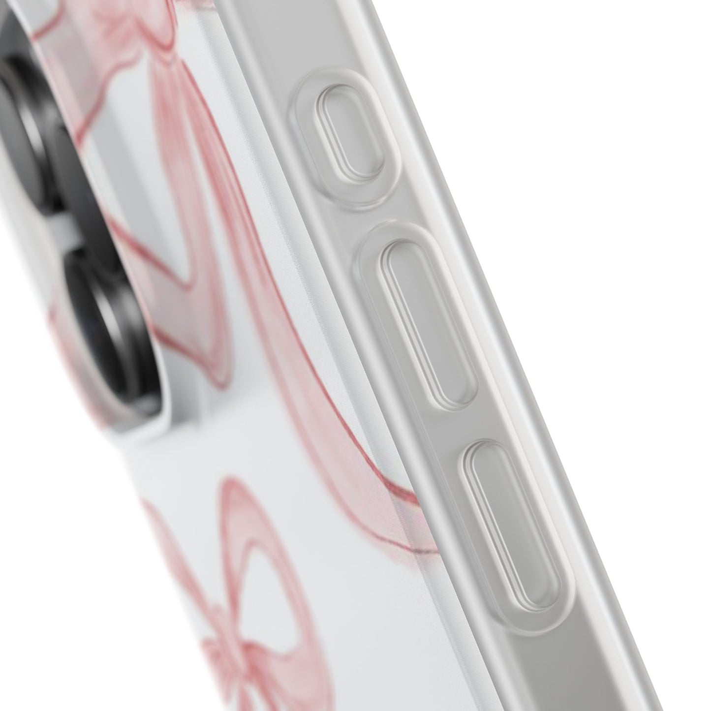 Pink Bows, Flexible Phone Case
