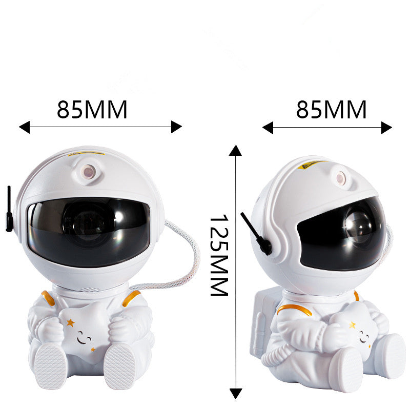 Mini Astronaut Star Projection Lamp – Colorful Starry Night Light, Creative Gift & Decorative Atmosphere Lamp with Remote Control
