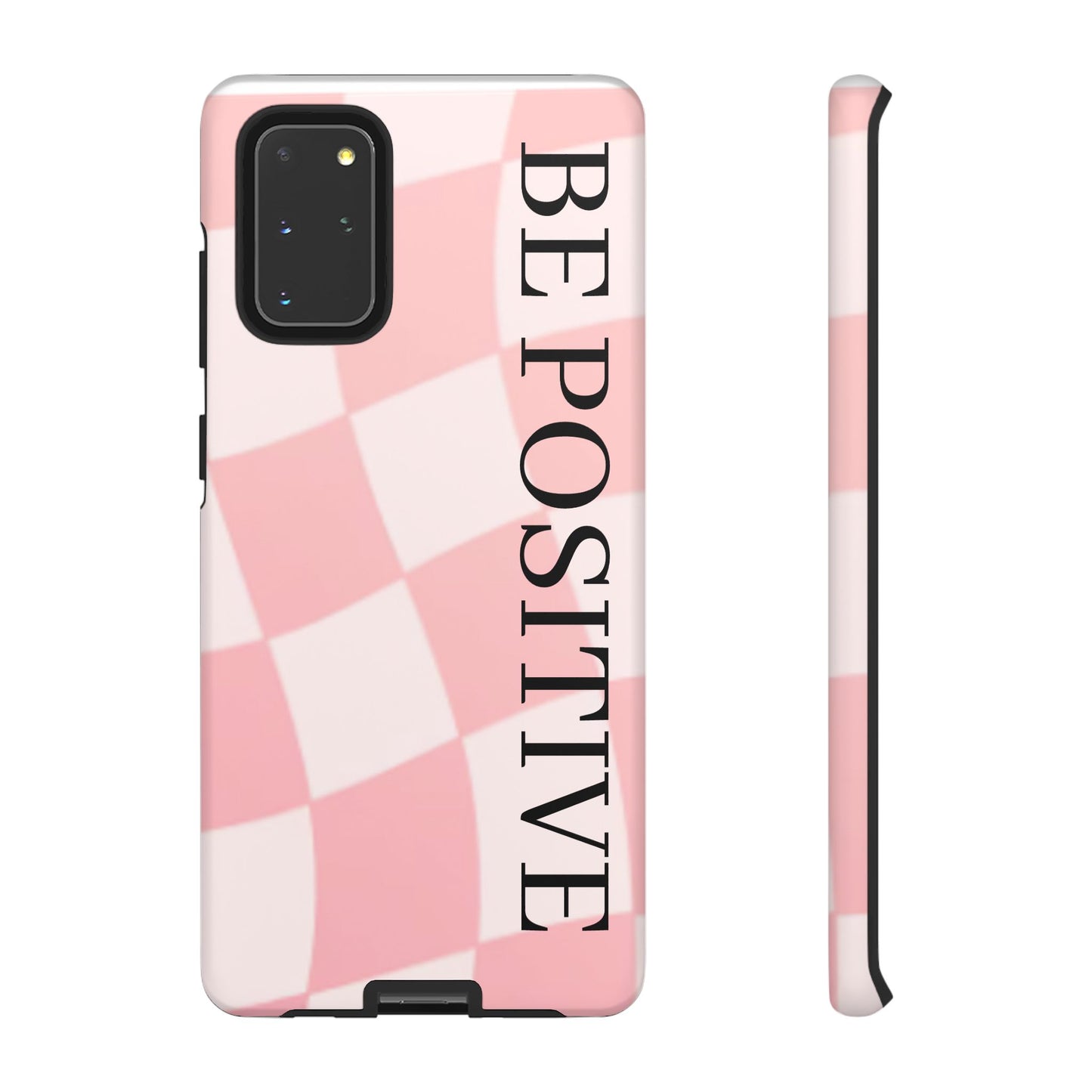 Be Positive, Pink & White Phone case