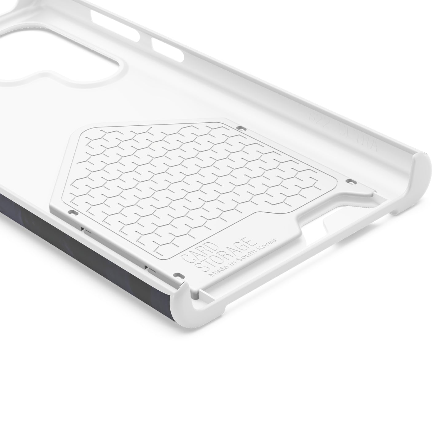 Phone Case With Card Holder. Compatible with iPhone 13, and Samsung Galaxy S21, S22 models.
