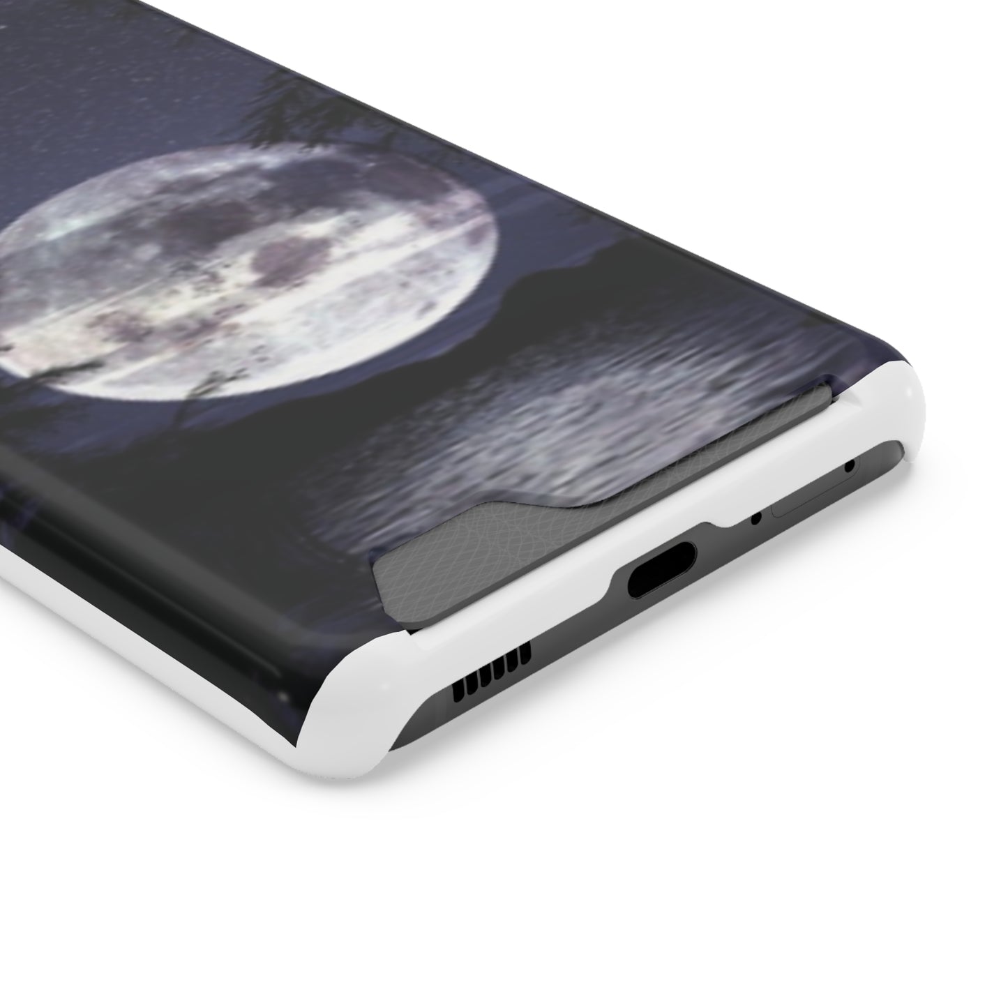 Phone Case With Card Holder. Compatible with iPhone 13, and Samsung Galaxy S21, S22 models.