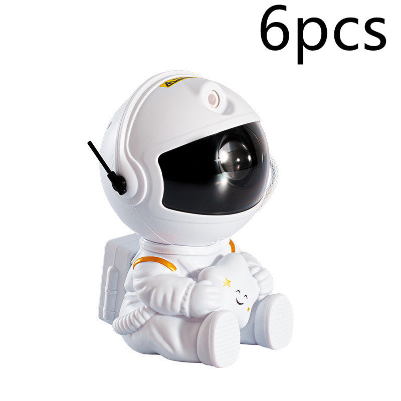 Mini Astronaut Star Projection Lamp – Colorful Starry Night Light, Creative Gift & Decorative Atmosphere Lamp with Remote Control