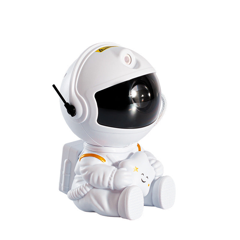 Mini Astronaut Star Projection Lamp – Colorful Starry Night Light, Creative Gift & Decorative Atmosphere Lamp with Remote Control