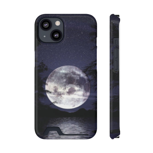 Phone Case With Card Holder. Compatible with iPhone 13, and Samsung Galaxy S21, S22 models.