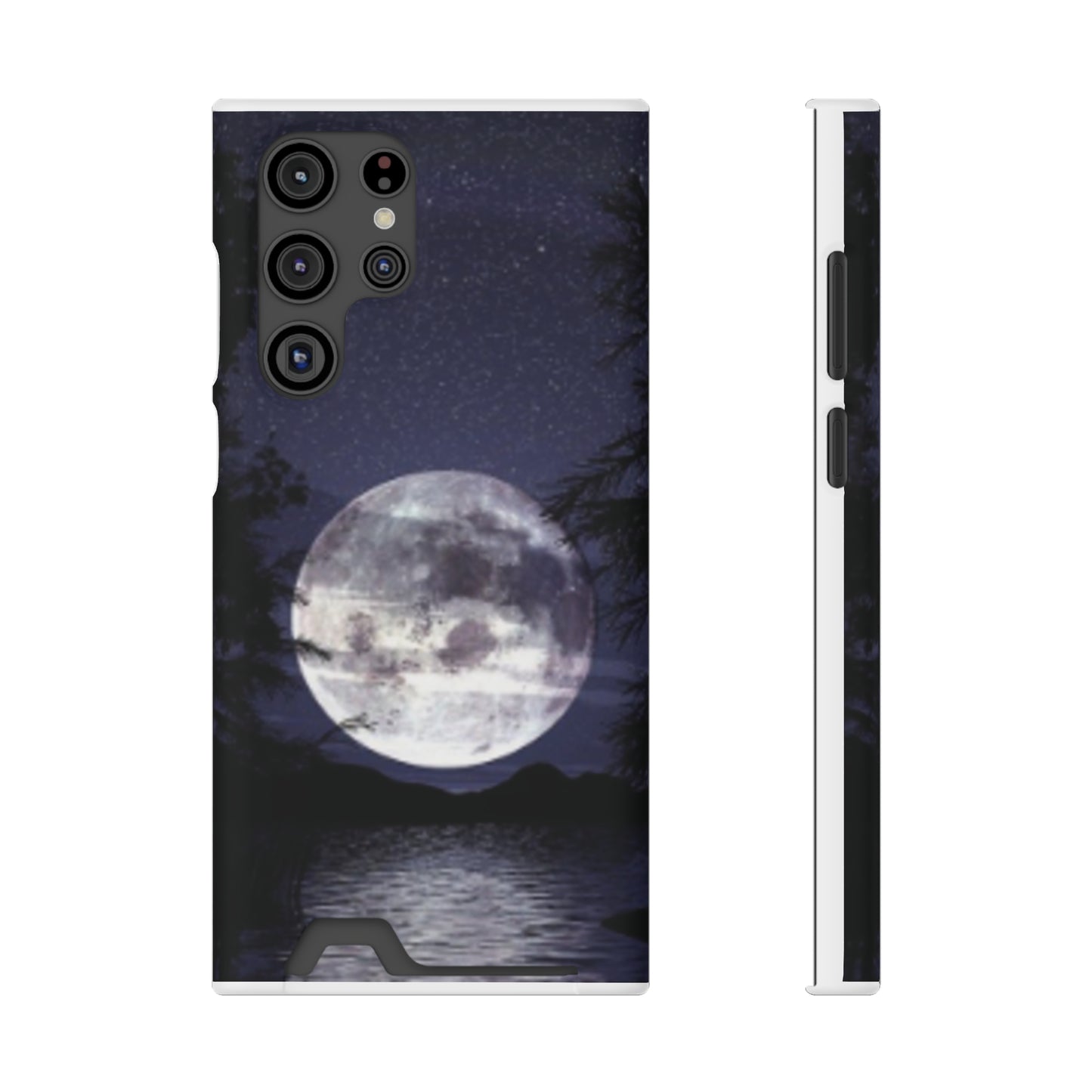 Phone Case With Card Holder. Compatible with iPhone 13, and Samsung Galaxy S21, S22 models.