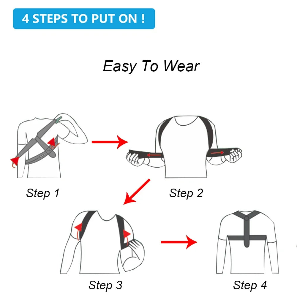 Back Posture Corrector for Men and Women.