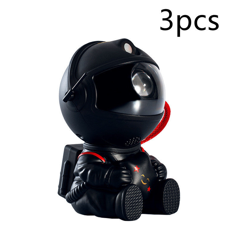 Mini Astronaut Star Projection Lamp – Colorful Starry Night Light, Creative Gift & Decorative Atmosphere Lamp with Remote Control