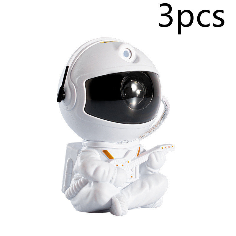 Mini Astronaut Star Projection Lamp – Colorful Starry Night Light, Creative Gift & Decorative Atmosphere Lamp with Remote Control
