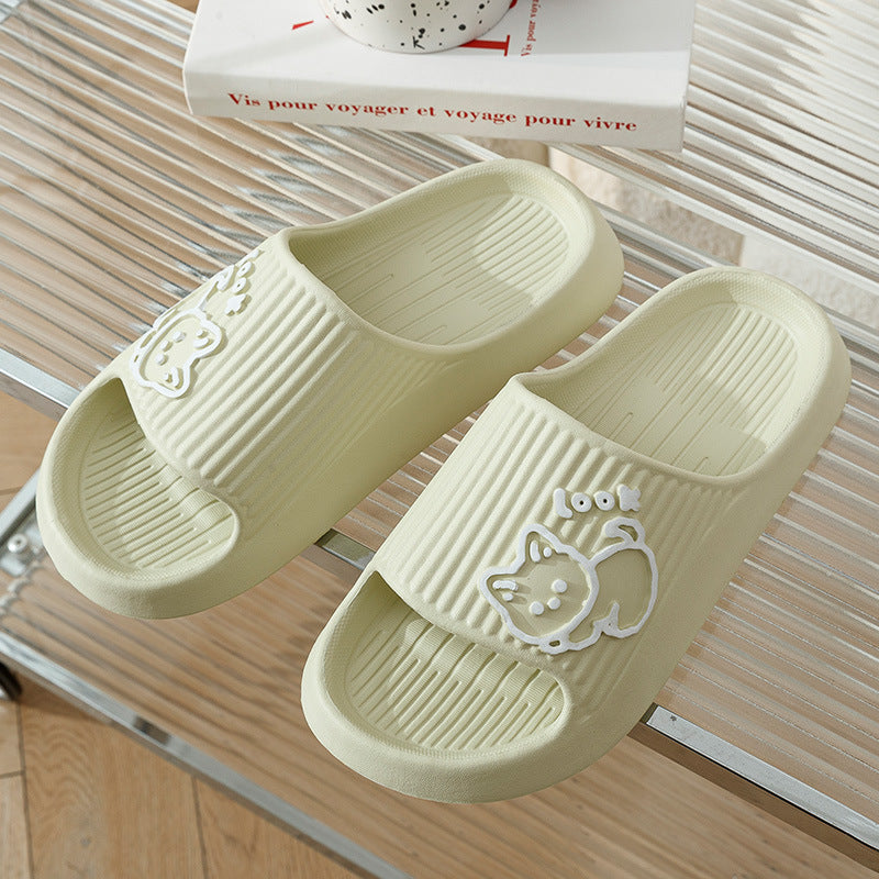 Cute Cat Slippers – Summer Platform Slides for Women, Non-Slip, Comfortable Indoor & Outdoor Flip-Flops, Adorable & Durable Design